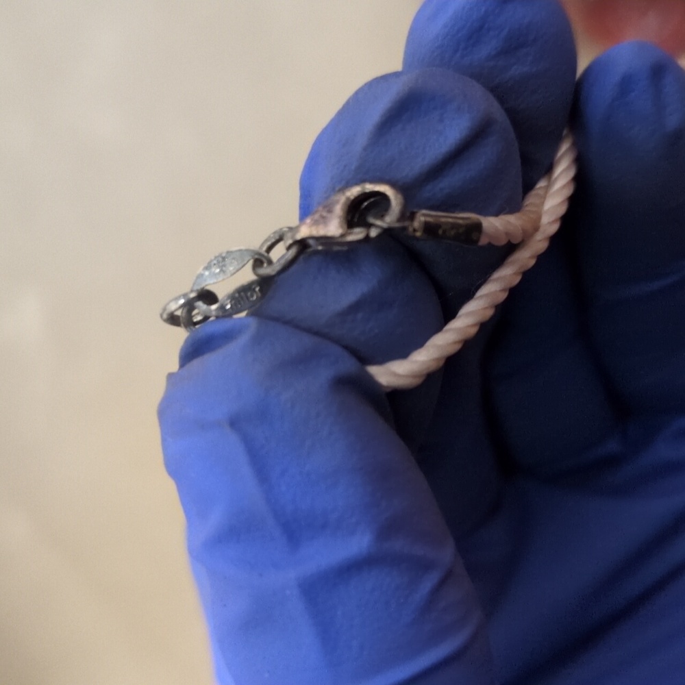 Meda Sterling silver cz  necklace! - Picture 4 of 4